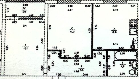 Квартира 53,4 м², 2-комнатная - изображение 1