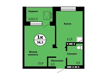 37 м², 1-комнатная квартира 5 300 000 ₽ - изображение 111