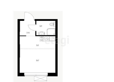 20,2 м², квартира-студия 5 343 134 ₽ - изображение 32