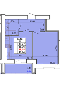 52 м², 2-комнатная квартира 5 990 000 ₽ - изображение 41