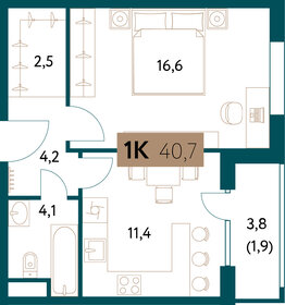 36,7 м², квартира-студия 21 984 868 ₽ - изображение 36