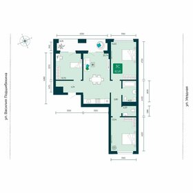 Квартира 82,8 м², 3-комнатная - изображение 1