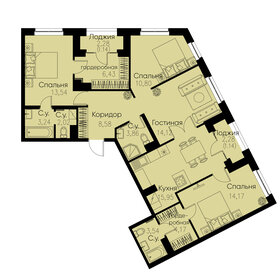 124 м², 4-комнатная квартира 44 400 000 ₽ - изображение 148