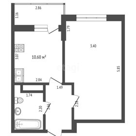 Квартира 35,2 м², 1-комнатная - изображение 1