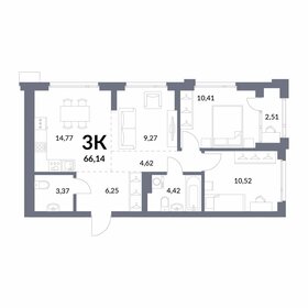134 м², 4-комнатная квартира 17 000 000 ₽ - изображение 67