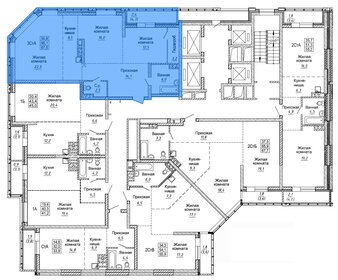 86,8 м², 3-комнатная квартира 13 410 600 ₽ - изображение 92