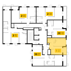 Квартира 36,1 м², 1-комнатная - изображение 2