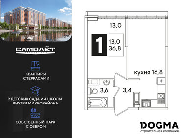 37 м², 1-комнатная квартира 5 700 000 ₽ - изображение 76