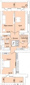 Квартира 91 м², 2-комнатная - изображение 5