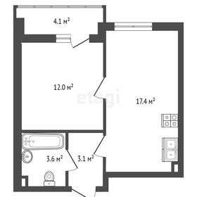 Квартира 36,3 м², 1-комнатная - изображение 2