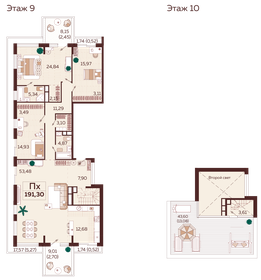 Квартира 191,3 м², 4-комнатная - изображение 1