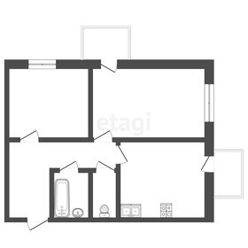 Квартира 52 м², 2-комнатная - изображение 1