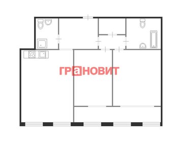 Квартира 97,5 м², 3-комнатная - изображение 1