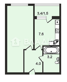 Квартира 30,3 м², 1-комнатная - изображение 1