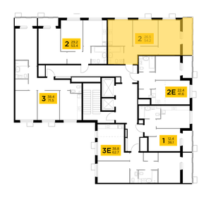 51,7 м², 2-комнатная квартира 9 450 000 ₽ - изображение 81