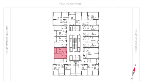 40 м², 2-комнатная квартира 5 150 000 ₽ - изображение 98