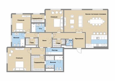 Квартира 246,4 м², 4-комнатные - изображение 1