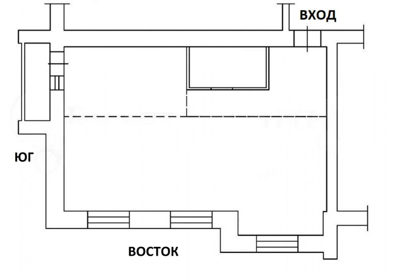 61,1 м², квартира-студия 6 300 000 ₽ - изображение 1