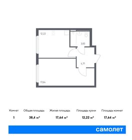 35,5 м², 1-комнатная квартира 8 016 896 ₽ - изображение 70