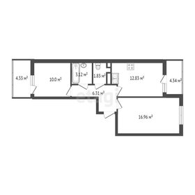 54,7 м², 2-комнатная квартира 10 200 000 ₽ - изображение 48