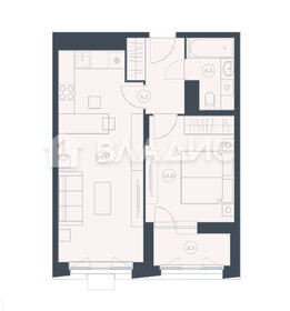 Квартира 50,3 м², 1-комнатная - изображение 1