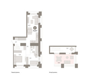 96,3 м², 2-комнатная квартира 31 550 000 ₽ - изображение 35