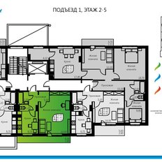 Квартира 39,9 м², 1-комнатная - изображение 2