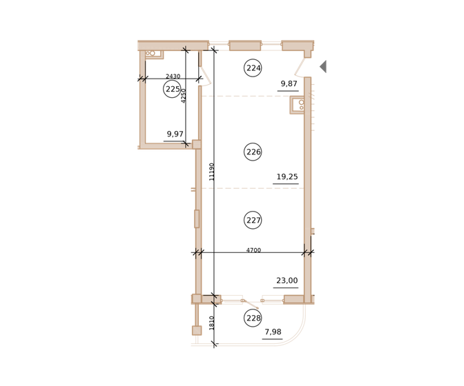 64,5 м², квартира-студия 15 500 000 ₽ - изображение 1