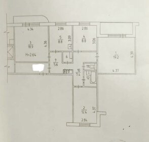 82,2 м², 4-комнатная квартира 6 800 000 ₽ - изображение 47