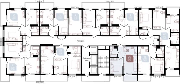 Квартира 39,5 м², 1-комнатная - изображение 2