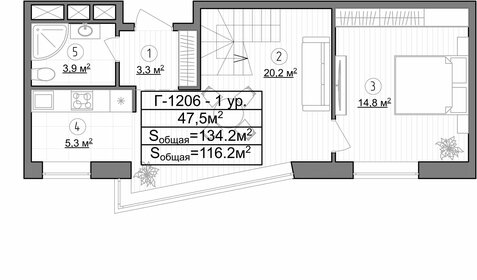 172 м², 4-комнатные апартаменты 34 085 656 ₽ - изображение 60