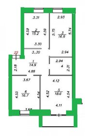 Квартира 89,1 м², 3-комнатная - изображение 1