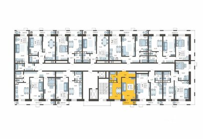 Квартира 42,1 м², 1-комнатная - изображение 3