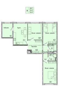 96,9 м², 3-комнатная квартира 9 205 500 ₽ - изображение 62