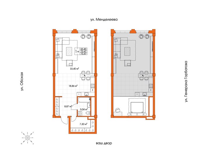 76,3 м², 1-комнатная квартира 13 076 600 ₽ - изображение 1