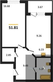 52,7 м², 1-комнатная квартира 6 952 440 ₽ - изображение 29