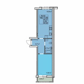 Квартира 44,9 м², 1-комнатная - изображение 1