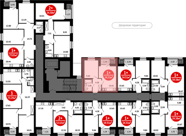 34,6 м², 1-комнатная квартира 5 193 000 ₽ - изображение 41