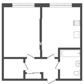 Квартира 38,4 м², 1-комнатная - изображение 1