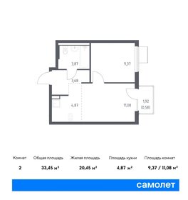 35,6 м², 1-комнатная квартира 6 385 197 ₽ - изображение 23