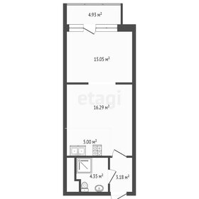 Квартира 49,5 м², 1-комнатная - изображение 2