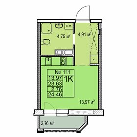 23 м², квартира-студия 4 450 000 ₽ - изображение 36