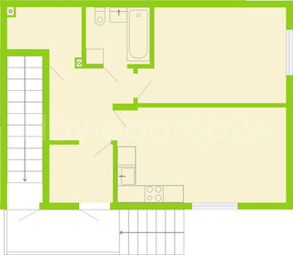 Квартира 48 м², 2-комнатная - изображение 1