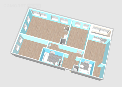 Квартира 78,2 м², 4-комнатная - изображение 2