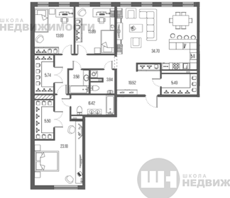 Квартира 135,8 м², 4-комнатная - изображение 1