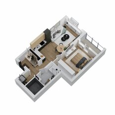 Квартира 48,8 м², 1-комнатная - изображение 3