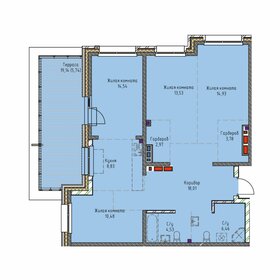 Квартира 117,2 м², 4-комнатная - изображение 1