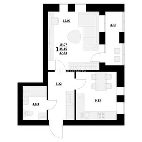 35,2 м², 1-комнатная квартира 3 200 000 ₽ - изображение 69
