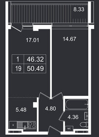 45,7 м², 2-комнатные апартаменты 14 668 058 ₽ - изображение 8