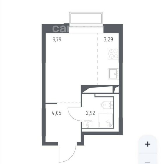 21,7 м², квартира-студия 4 161 950 ₽ - изображение 1